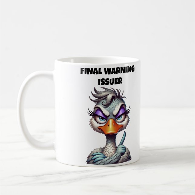 Final Warning Issuer Mum Coffee Mug (Left)