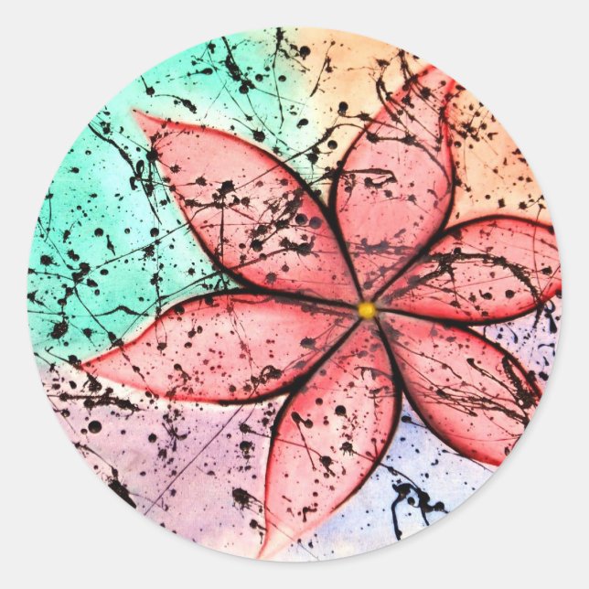 finalflower classic round sticker (Front)