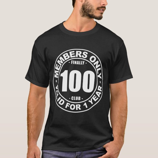 Finally 100 club T-Shirt (Front)