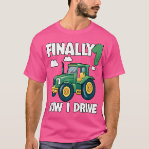 Finally 1 Now I Drive 1St Birthday Party Boy Tract T-Shirt