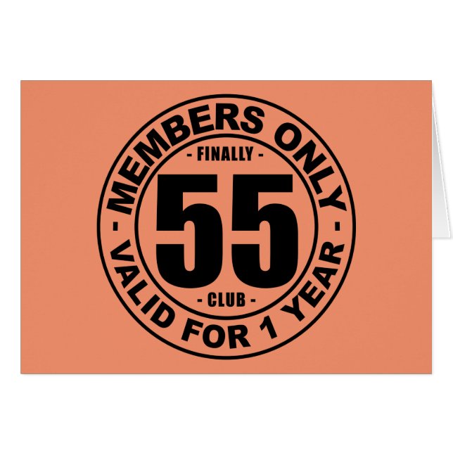 Finally 55 club (Front Horizontal)