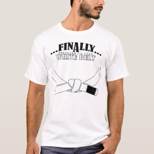 Finally A BJJ White Belt !!! T-Shirt