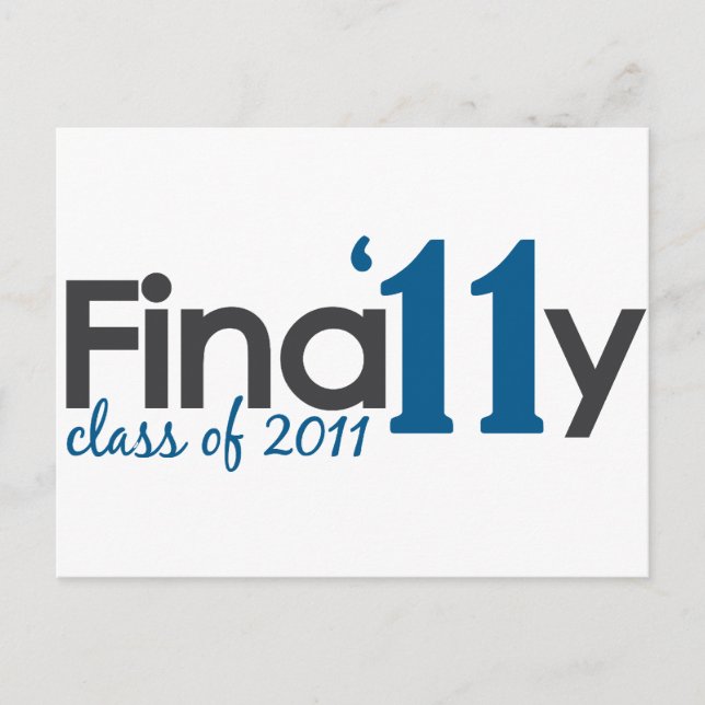 Finally Class of 2011 Postcard (Front)