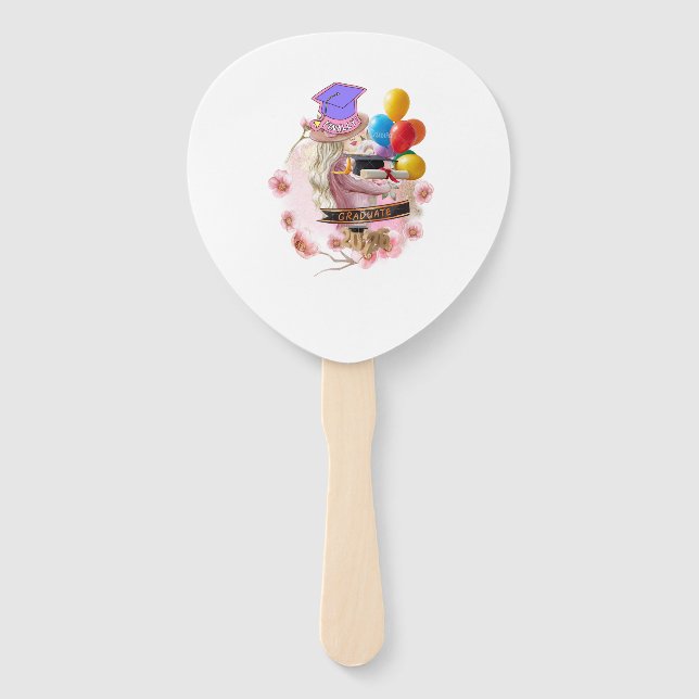 Finally! Class of 2026 Graduate Hand Fan (Front)