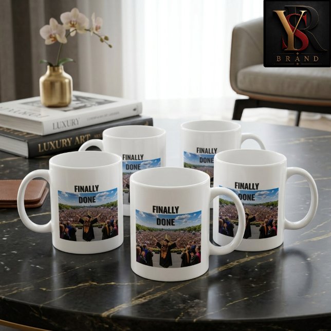 Finally Done Graduation jumbo Mug | costomize 2026 (graduation mugs)