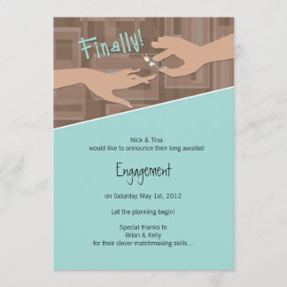 Finally! Engagement Announcement