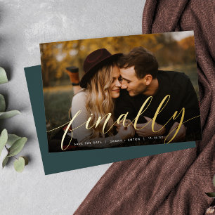 Finally   Full Photo Save the Date
