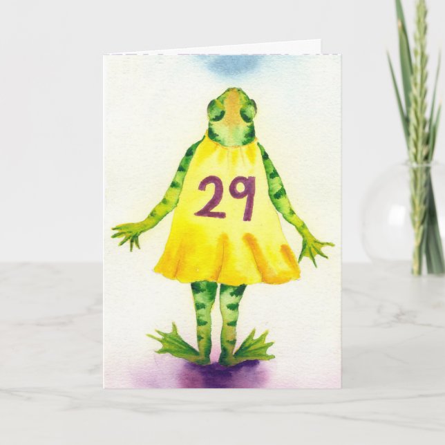 FINALLY! Happy LEAP DAY Birthday! Card (Front)