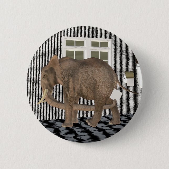 Finally Housebroken 6 Cm Round Badge (Front)
