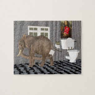 Finally Housebroken Jigsaw Puzzle