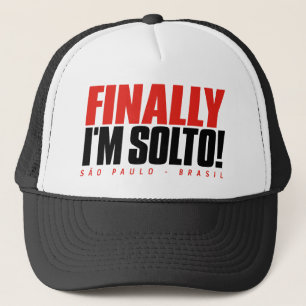 FINALLY I'M SOLTO SÃO PAULO TRUCKER HAT
