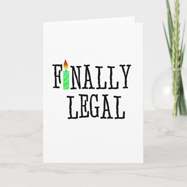 Finally Legal  Card (Front)