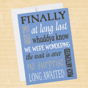 Finally Married your background wedding Invitation