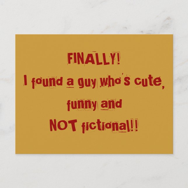 Finally Postcard (Front)