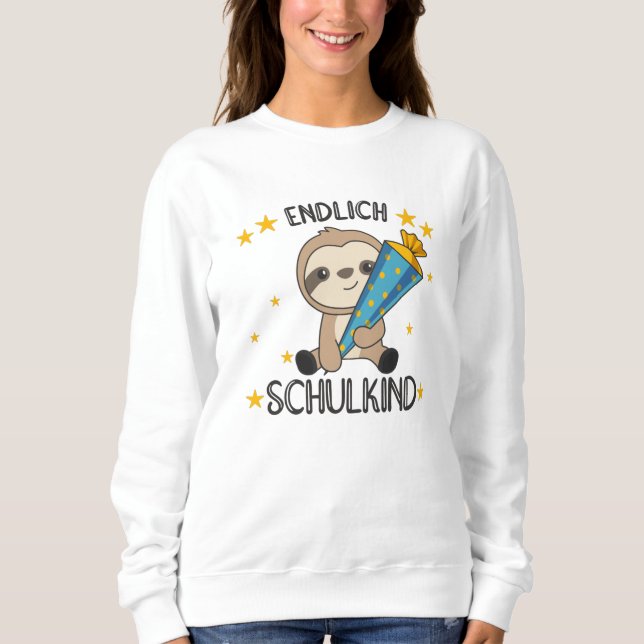 Finally Schoolkind Fault School Bag Enrolment Sweatshirt (Front)