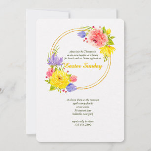 Finally Spring Easter Invitation