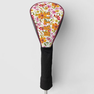 Finally Spring Floral Custom Name Golf Head Cover