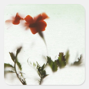 Finally spring! square sticker