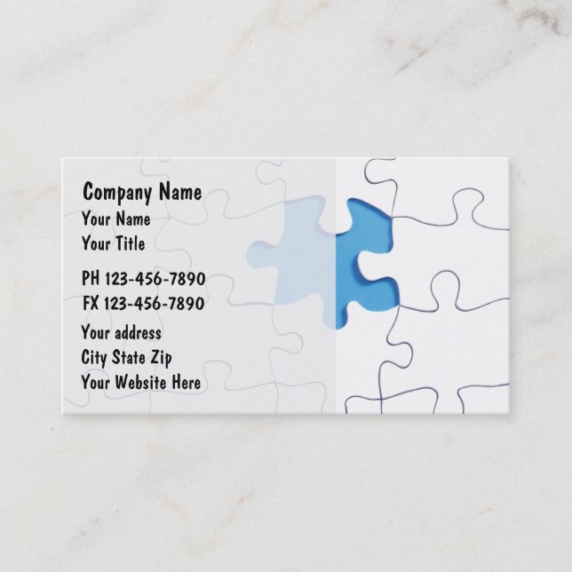 Finance Business Cards (Front)