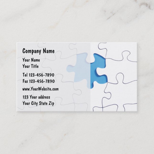 Finance Business Cards (Front)
