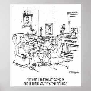 Finance Cartoon 9229 Poster