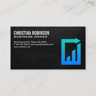 Finance Chart Graph Document Logo  Business Card
