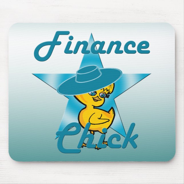 Finance Chick #7 Mouse Mat (Front)