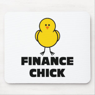 Finance Chick Mouse Mat