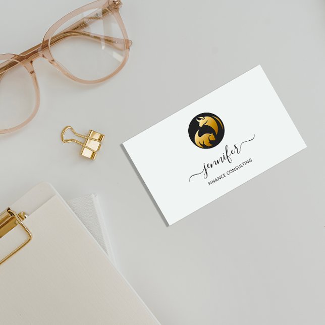 Finance Consulting Broker Accountant Coins Bufalo  Business Card (Finance Consulting Broker Accountant Coins Bufalo Business Card)