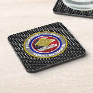 Finance Corps Veteran Coaster