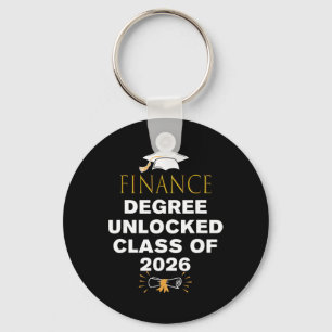 Finance Degree Unlocked Cl Of 2026 Graduation Gift Key Ring