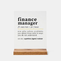 Finance Manager – Funny Finance Definition Gift