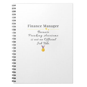 Finance Manager Notebook