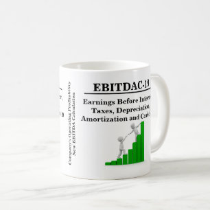 Finance New EBITDA Business Operating Calculation Coffee Mug