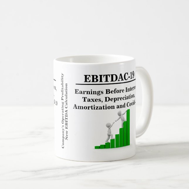 Finance New EBITDA Business Operating Calculation Coffee Mug (Front Right)