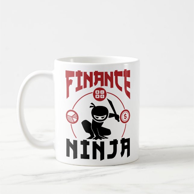 Finance Ninja Department Appreciation Coffee Mug (Left)