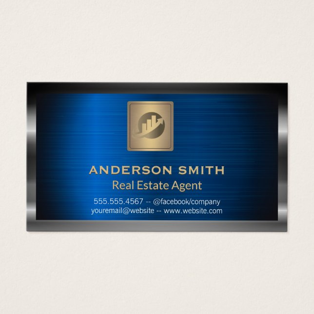 Finance Real Estate | Metallic (Front)