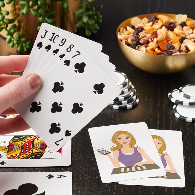 Finance Woman Playing Cards (Creator Uploaded)