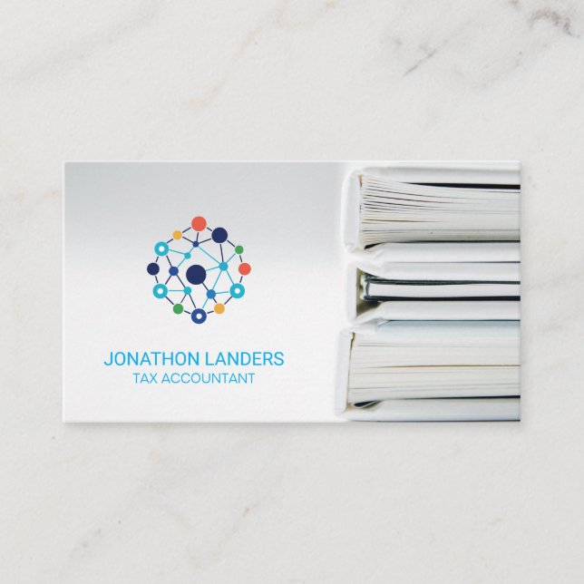 Financial Accountant | Binders Business Card (Front)