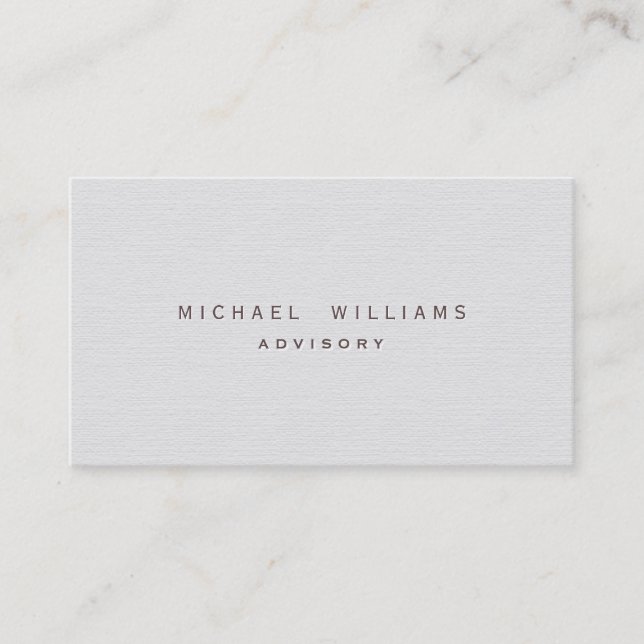 Financial adviser - Professional elegant target Business Card (Front)