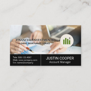 Financial Advising Risk Management Business Card