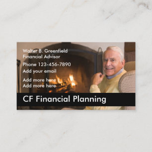 Financial Advisor Business Card