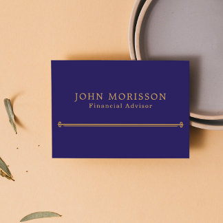 Financial Advisor Business Card | Customisable