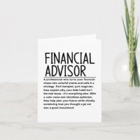 Financial advisor