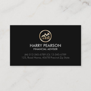 Financial Advisor Finance  Business Card