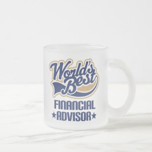 Financial Advisor Gift Frosted Glass Coffee Mug