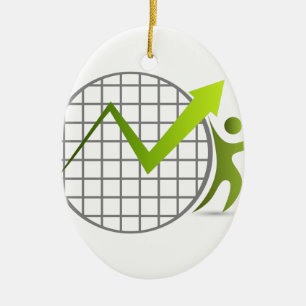 Financial Advisor Icon Ceramic Tree Decoration