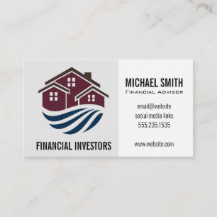 Financial Advisor   Investments   Business Card