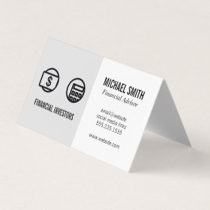 Financial Advisor   Money   Business Card
