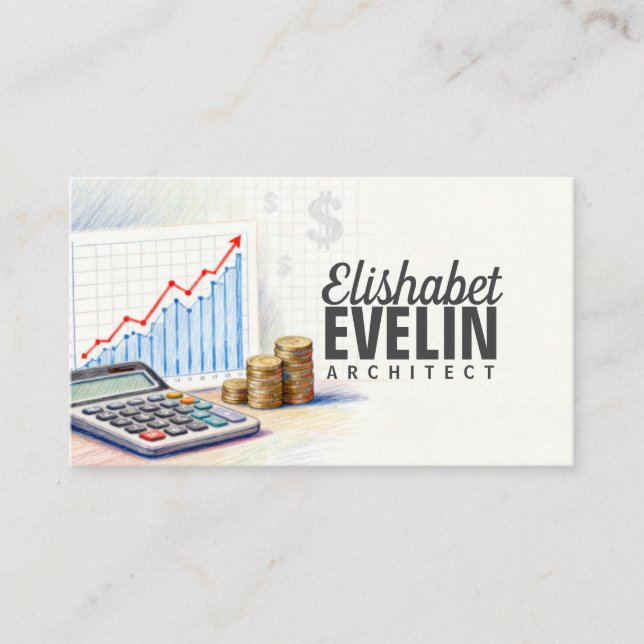 Financial Analysis for Business Growth h43 Card (Front)